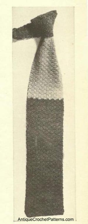 Crocheted Tie Free Crochet Pattern