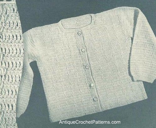 Crochet Tailored Cardigan