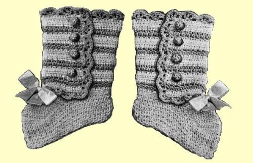 High Top Baby Booties