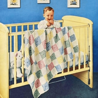 vintage crochet patterns for baby blankets
